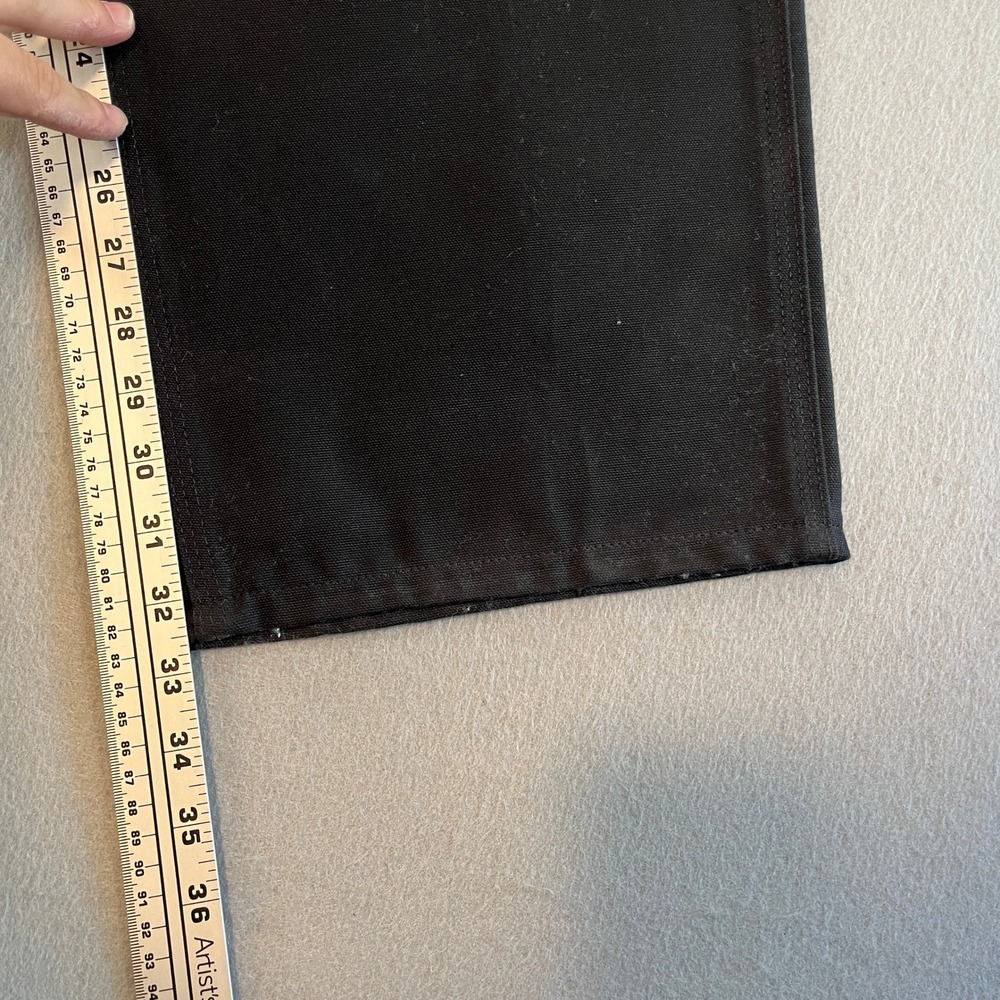 Carhartt B01 BLK Loose Fit Firm Duck Double Front Utility Work Pants‎ Men 42x32 - Picture 4 of 9